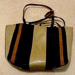Medium suede tote